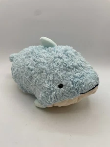 Almohada Mascotas Premium PEE-WEES PEQUEÑO 12" Azul Delfín Chirriante 2010 Peluche Raro - Imagen 1 de 15