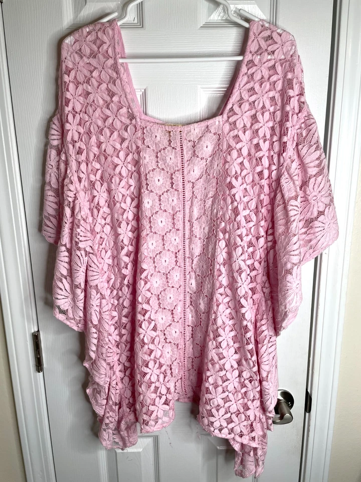 Top Botín Pirata Jens Talla PS Crochet Encaje Hada Casa Rosa Festival Hippie Foto 1 de 4