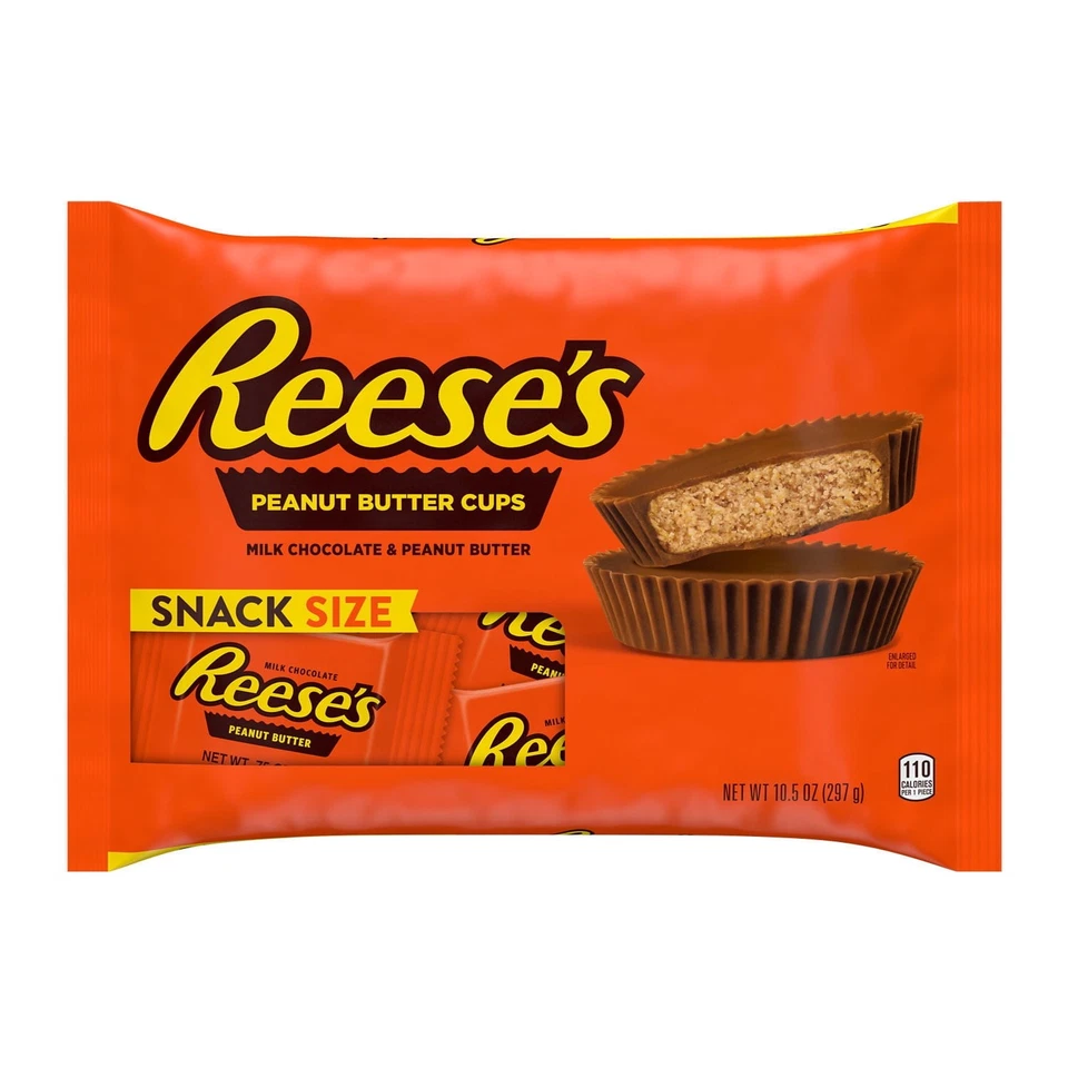 REESE'S Milk Chocolate Peanut Butter Snack Size, Easter Cups Candy Bag, 10.5 oz - Image 1 of 1