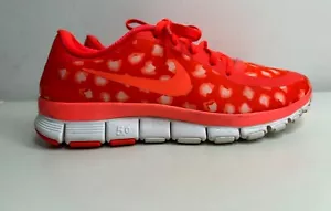 Nike Free 5.o orange Leopardendruck Damen Turnschuhe UK Größe 6 - Bild 1 von 10