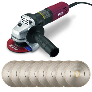 Tool Bundle for Marble, Porcelain & Stone w/Eight 4" Granite-Pro Dry Tile Blades - Picture 1 of 3