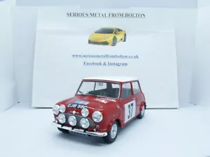 IXO 18RMC065D MINI COOPER S BMC RAC RALLY 1965 #37 KALLSTROM/BJORK 1:18 - Foto 1 di 10