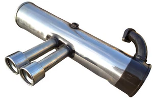 Smart 452 Roadster Autoauspuff - TWIN CENTER STRAIGHT-THROUGH BENZIN - Bild 1 von 6