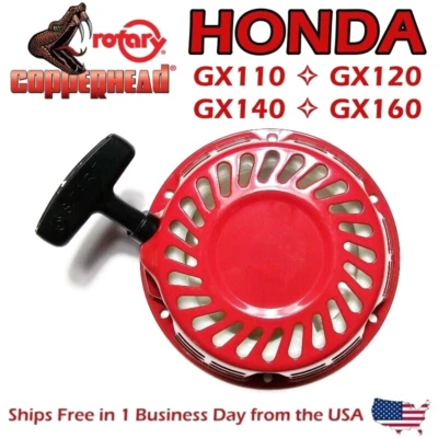 Conjunto de arranque de retroceso rotativo HONDA - GX110, GX120, GX140, GX160 - 28400-ZH8-013ZA Foto 1 de 4