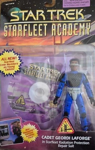 Star Trek Starfleet Academy Cadet GEORDI LAFORGE SIN USAR, EN CAJA ORIGINAL 1996 con CD ROM 1f - Imagen 1 de 2