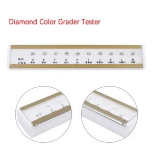 Diamond Color Grading Color Tester Tool GIA Master Set D-M Colorimetric 10 - Imagen 1 de 14
