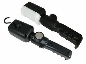 Akku LED Taschenlampe Tragbar Handlampe Drehbar mit Magnetfuß 150 Lumen Neu OVP - Bild 1 von 5