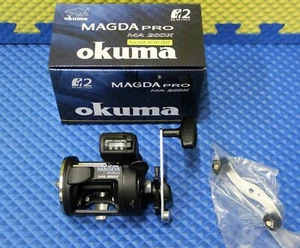 Okuma Magda Pro 2BB Line Counter Trolling Reel With Auto Trip MA 20DX - Picture 1 of 7