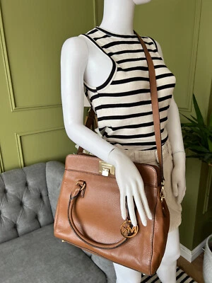 Michael Kors handbag tan Leather crossbody shoulder bag - Image 1 of 4
