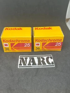 Kodachrome 25 36 Exp 35mm slide Expired film lot with 2 films - Picture 1 of 3