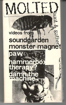 MOLTED Hunt & Gather VHS 1993 Soundgarden Paw Monster Magnet Hammerbox Grunge - Image 1 of 2