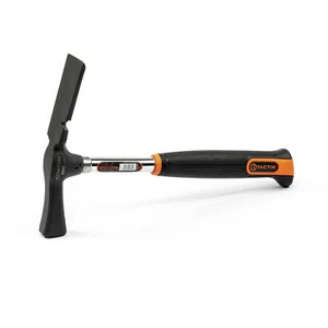 TACTIX Hammer Maurerhammer 600g Typ B Berliner Form Stahlrohrstiel 2K-Griff TÜV - Bild 1 von 2