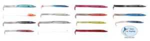 Red Gill Flasher 70mm Sandeel Lures - All Colours