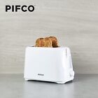 WHITE 2 SLICE DAUL CONTROL VARIABLE BROWING BREAD SETTING  TOASTER 1400W