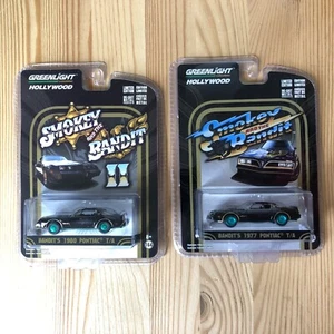 GreenLight Smokey & the Bandit I 1977 & II 1980 Trans Am Green Machine Lot of 2! - Picture 1 of 24