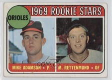 1969 Topps 1969 Rookie Stars Mike Adamson Merv Rettenmund #66 Rookie RC