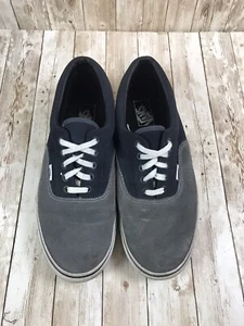 Vans Off the Wall Mens 11 Sk8t sneaker Gray and black suede TC6D - Picture 1 of 7