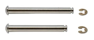 Honda Gas Fuel Tank Cap Release Latch Stainless Mounting E-clip Pins 0440-402 - Picture 1 of 4