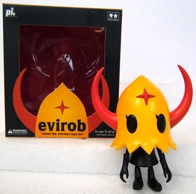 NIB Play Imaginative PI Japan Anime Devil Robots Evirob Anime Manga Vinyl Figure - Image 1 of 4