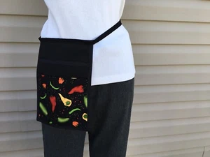 Black Peppers Side Ipad Mini Apron Hip bartender, waitress, restaurant, utility - Picture 1 of 3
