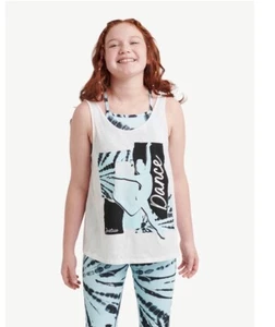 Justice Girls Dance And Gymnastics Tank Top With Built In Bra Size XL - Picture 1 of 4