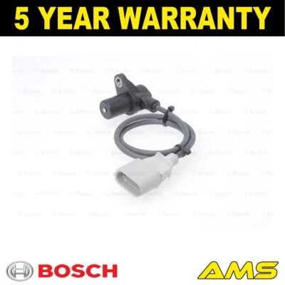 Fits Audi A4 A8 A6 Allroad 3.7 4.2 5.2 + Other Models Crankshaft Sensor Bosch - Image 1 of 4