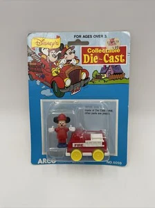 Vintage DISNEY COLLECTABLE DIE-CAST MICKEY MOUSE WITH FIRE TRUCK No. 6059 #18 - Picture 1 of 8