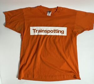 Trainspotting Film Vintage 90s T Shirt Mens XL Ewan McGregor Promotional