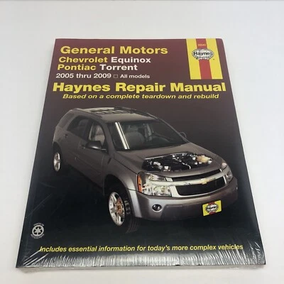 Chevrolet Equinox Pontiac Torrent 2005-2009 Todo Haynes Repair Man 38040 LEER Foto 1 de 3
