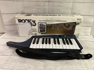 Wii RockBand 3 Mad Catz Harmonix Wireless Keyboard 96161 Great Condition - Picture 1 of 13