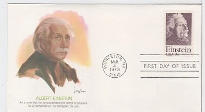 TurtlesTradingPost- Albert Einstein -1979 FDC #1774- Fleetwood Cachet - Image 1 of 2