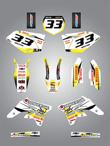 Full Custom Graphic Kit - STORM - SUZUKI RMZ 250 - 2007 / 2009 - Picture 1 of 1