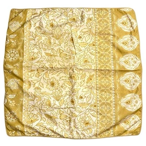 Funda de almohada Pottery Barn floral euro almohada farsa amarilla crema flores boho 24x24 - Imagen 1 de 10
