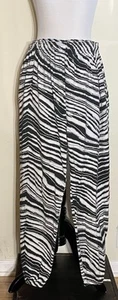 Vtg 80s 90s Beachwear Hammer Zebra Muscle Pants - Picture 1 of 9