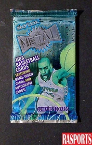 1999-2000 SKYBOX METALS NBA BASKETBALL UNOPEN PACK SEALED POSSIBLE AUTOGRAPHS - Picture 1 of 2