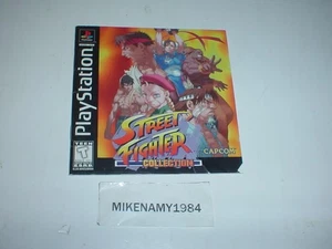 STREET FIGHTER COLLECTION manual w/ registration only - Playstation - NO GAME - Picture 1 of 4