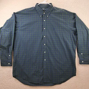 Ralph Lauren Blake 100% Cotton XXL Long Sleeve Shirt Button Down Plaid - Picture 1 of 8