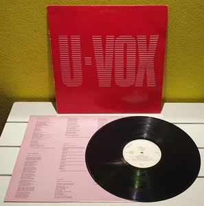 LP ULTRAVOX U-Vox (Chrysalis 86 ITALY) 1st promo ps new wave synth pop inner VG+ - Foto 1 di 4