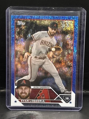 2023 Topps Serie 1 Evan Longoria #492 Lámina Brillante Azul/999 Foto 1 de 2