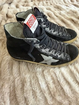 Golden Goose Francy Sneakers - Black/ Silver- Size 36 US 6Step into iconic - Image 1 of 4
