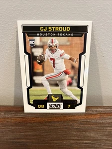 2023 Panini Score CJ STROUD #302 🔥 Rookie Card RC 🔥 Houston Texans - Picture 1 of 3
