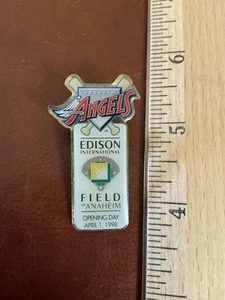 4-1-1998 MBL Opening Day Anaheim Angels Edison InternationalField Collectors Pin - Picture 1 of 2