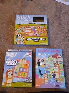 Juego de mesa Hasbro Candy Land Bluey Edition + Bingos Bingo + Bluey Scavenger 100 % Com - Imagen 1 de 14