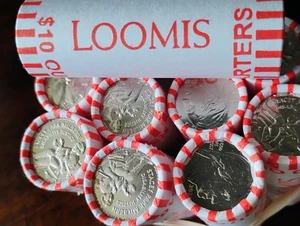 Lot 10 Quarter Rolls: UNC 2025 Stacey Park Milbern Denver (D) Mint Bank Rolled - Picture 1 of 6