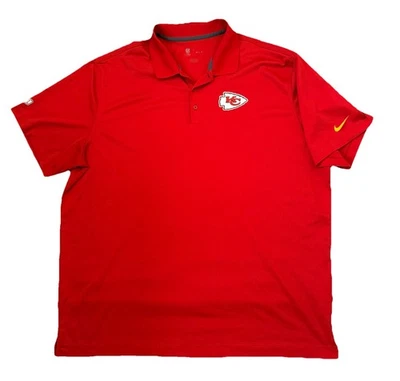 Camisa polo Nike Kansas City Chiefs para hombre 3XL NFL roja en el campo Foto 1 de 4
