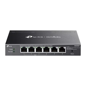 O-TP-Link ES206GP Omada 6-Port Gigabit Easy Managed Switch with 4-Port PoE+ - Picture 1 of 1