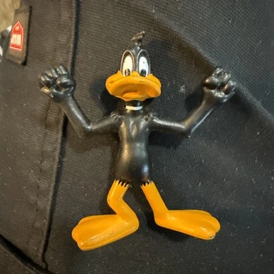 "Figura de PVC de juguete de 3"" Daffy Duck Warner Bros Looney Tunes 1991" Foto 1 de 3