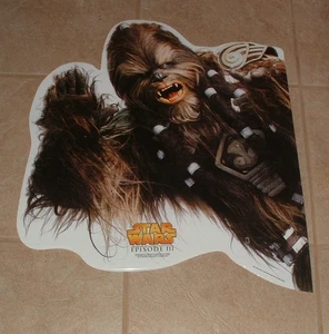 VHTF STAR WARS, BURGER KING, DOUBLE SIDED CHEWBACCA POLE SIGN - EXC. CONDITION - Picture 1 of 4