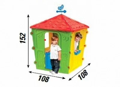 CASETTA GIARDINO PER BAMBINI  DI PLASTICA - Immagine 1 di 3