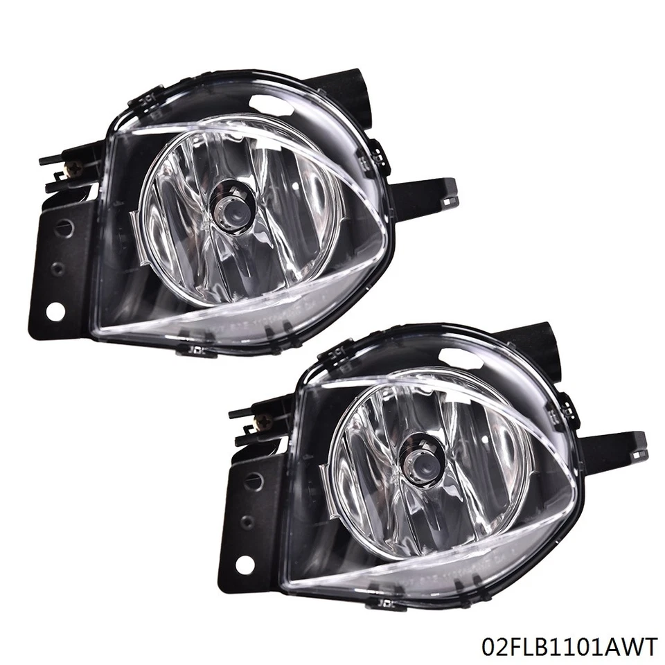 Fit For 2006-2008 BMW 325i E90 328i 330i 335i Chrome Bumper Fog Lights W/ Bulb Foto 1 de 1
